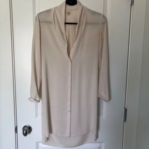 Wilfred Silk Button-Up Dress